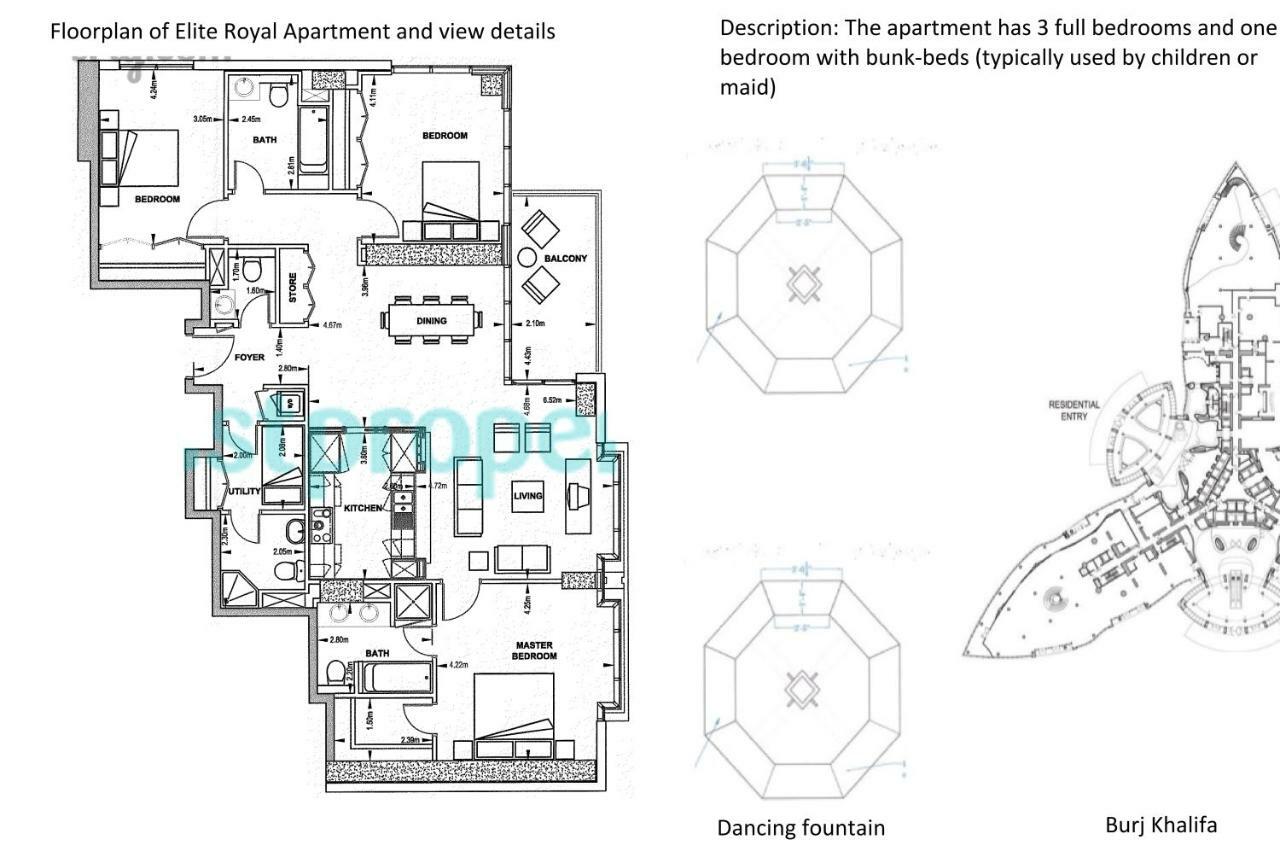 Elite Royal Apartment | Burj Residences Tower 5 | Gold Dubai Exterior photo